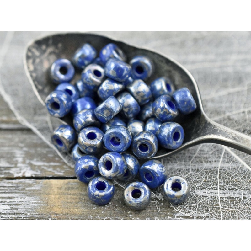 20g Cobalt Blue Rembrandt 2/0 Matubo Beads