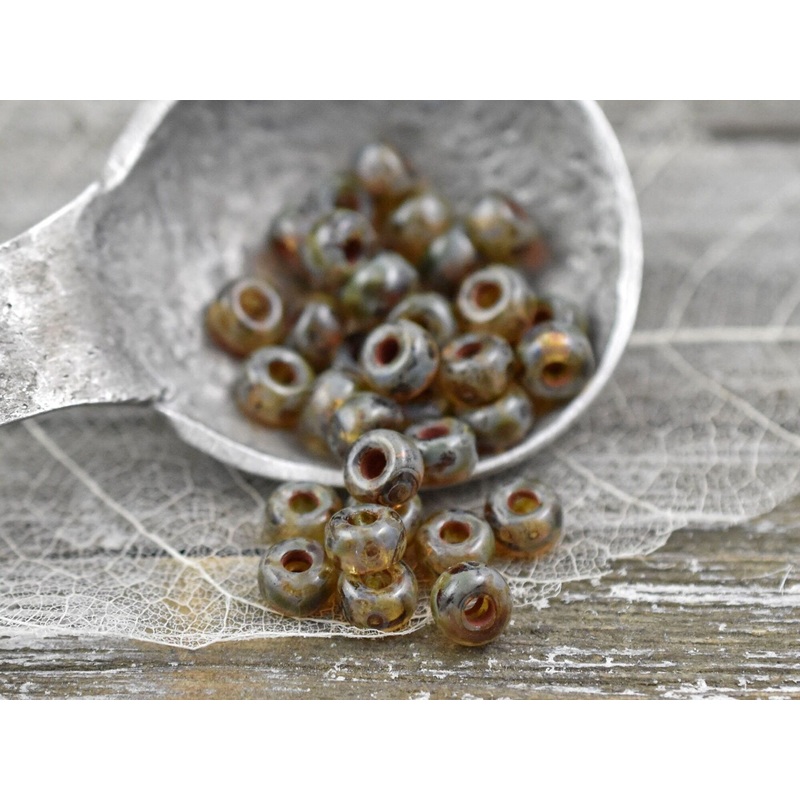 20g Crystal Travertine 2/0 Matubo Beads