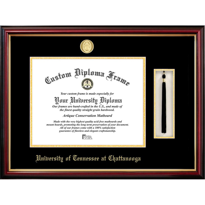 University of Tennessee, Chattanooga 17w x 14h Tassel Box and Diploma Frame