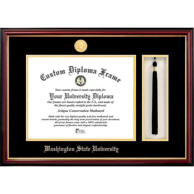 Washington State University 14w x 11h Tassel Box and Diploma Frame