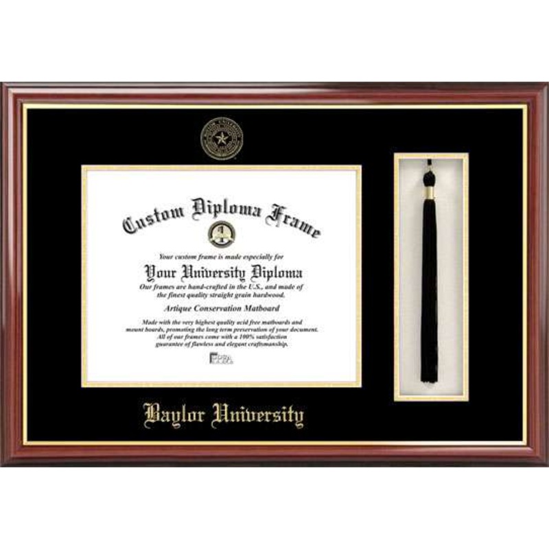 Baylor University 14w x 11h Tassel Box and Diploma Frame