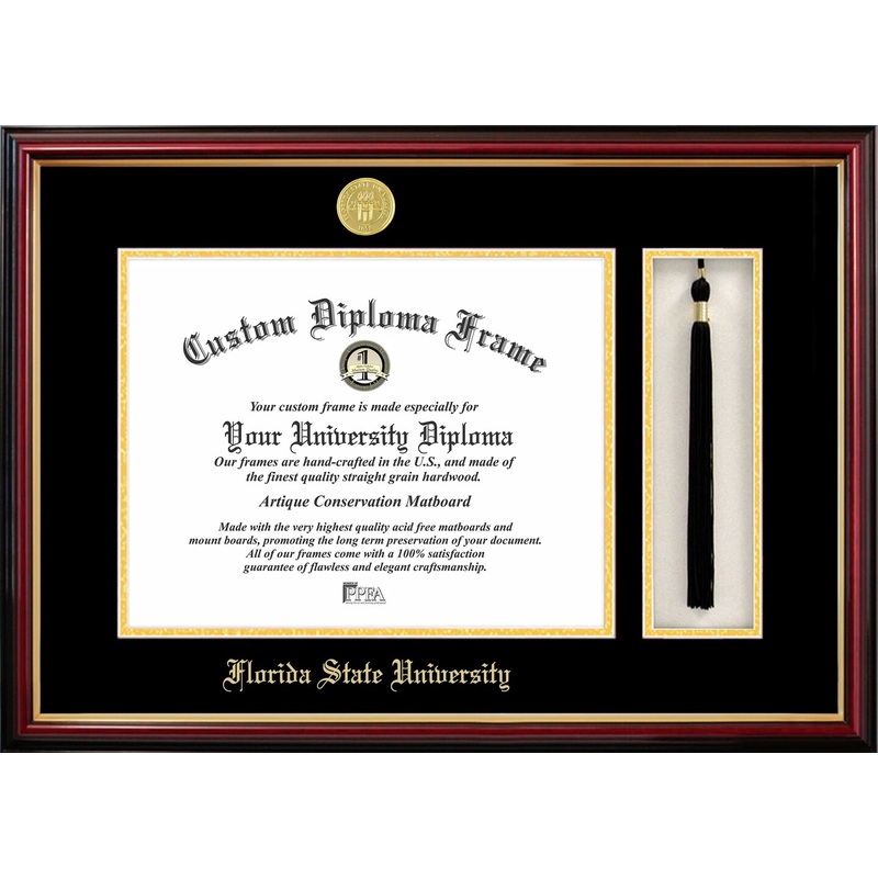 Florida State University 14w x 11h Tassel Box and Diploma Frame