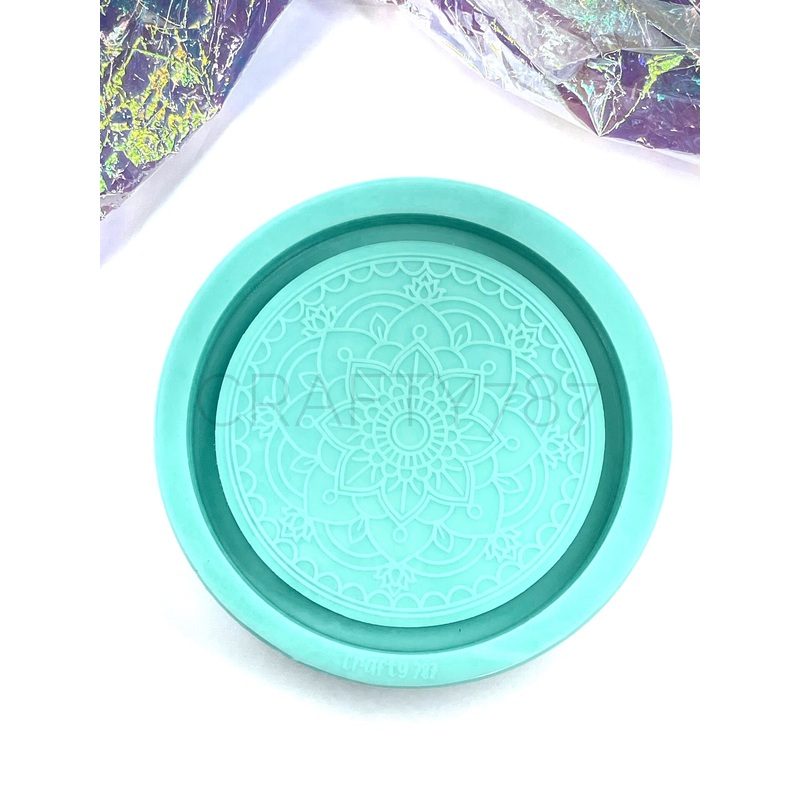 Mandala Coaster/Tray Silicone Mold (D7)