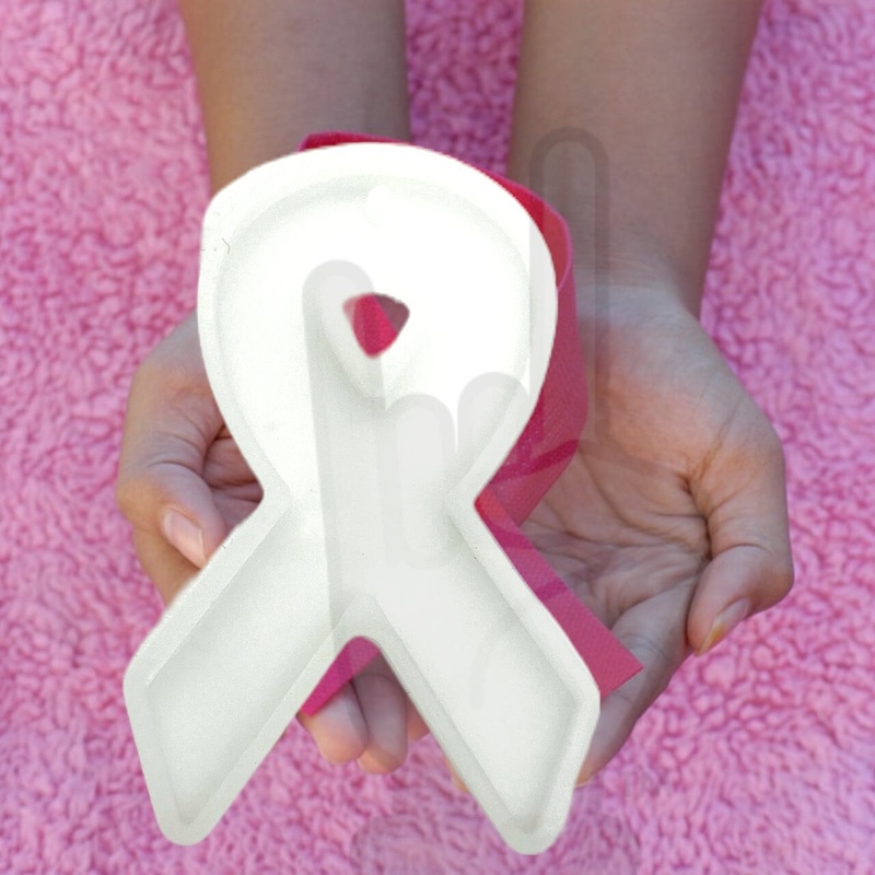 Cancer Awareness Keychain Mold for Epoxy Resin Art