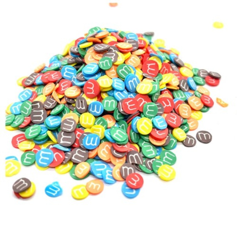 Chocolate Covered Candies Polymer Clay Pieces for Epoxy and UV Resin Art