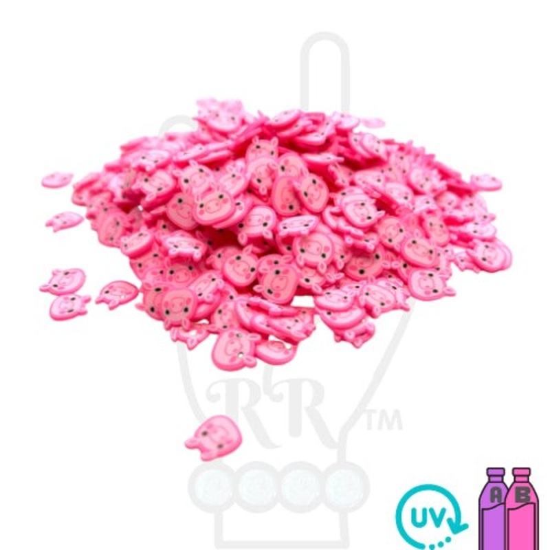 Pigs Polymer Clay Pieces for Epoxy and UV Resin Art