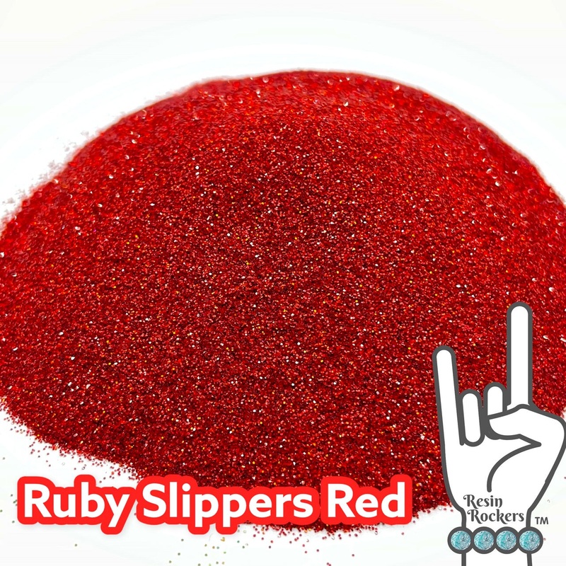 Ruby Slippers Holographic Red Pixie for Poxy Micro Fine Glitter