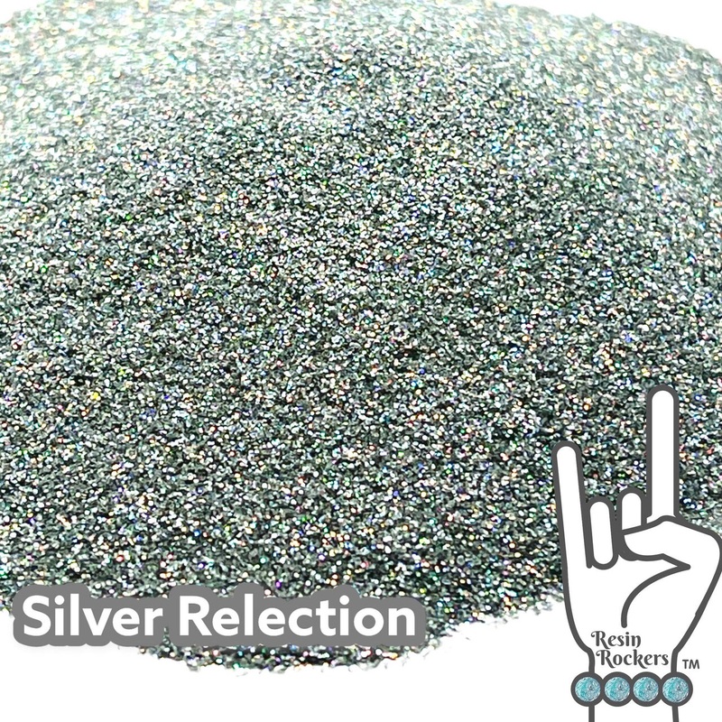 Silver Reflections Holographic Pixie for Poxy Micro Fine Glitter