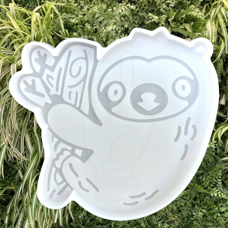 Sloth Keychain Silicone Mold for Epoxy Resin Art