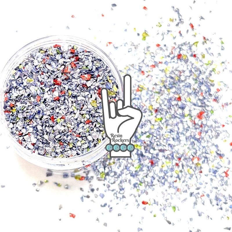Bam Bam Premium Grade German Glass Glitter Mix for Epoxy and UV Resin Art
