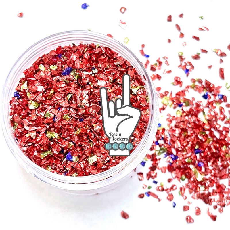 Beautiful Mistakes Premium Grade German Glass Glitter Mix for Epoxy and UV Resin Art