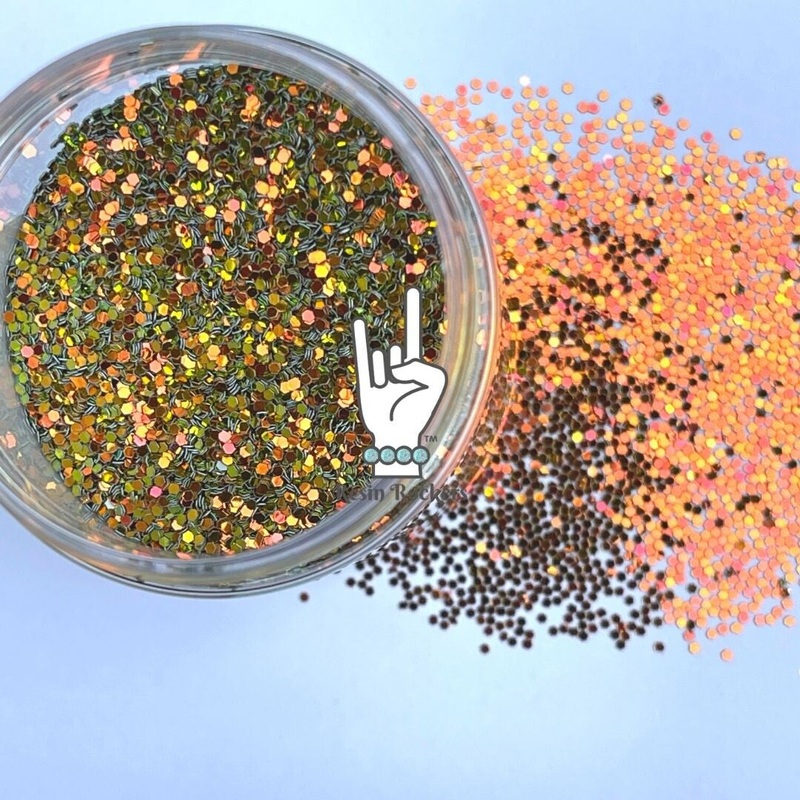 Gin and Juice West Coast Premium Color Shift Weighted Casting Pixie for Poxy 1/24 Medium Glitter