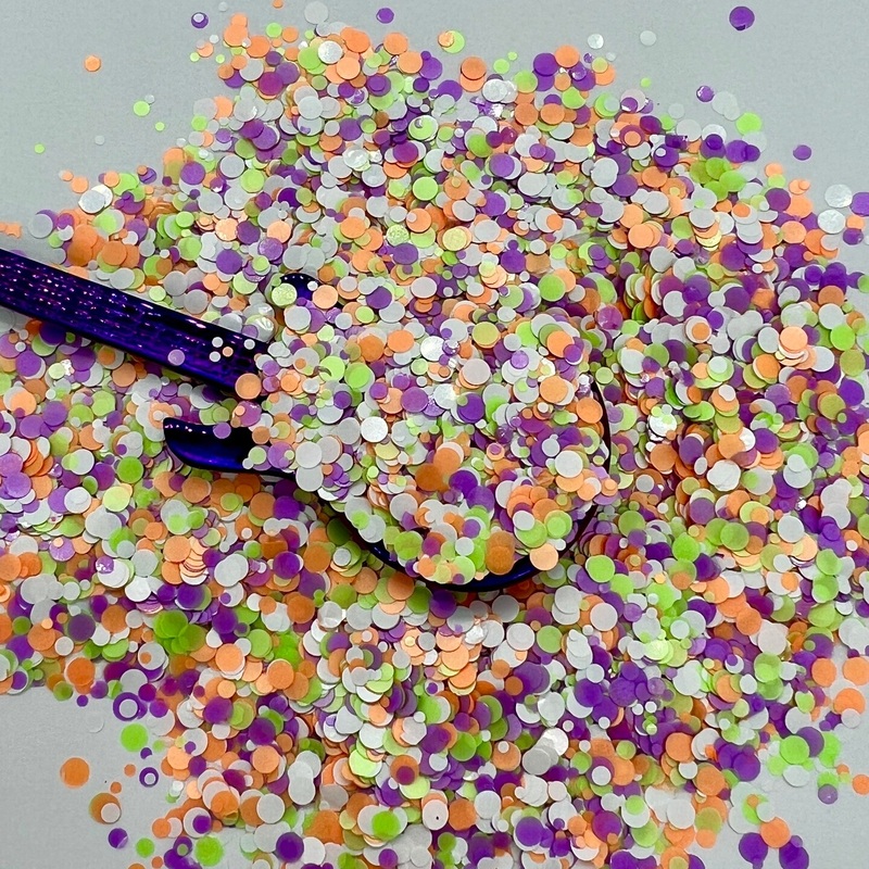 Monster Mash Premium Matte Pixie for Poxy Dot Chunky Glitter Mix