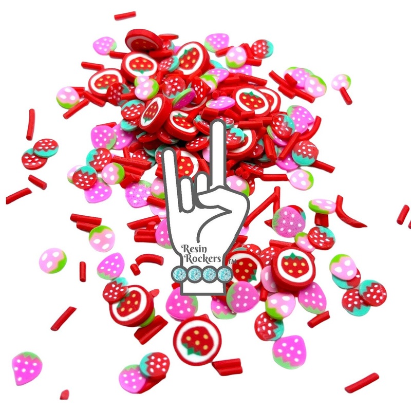Strawberry Jam Polymer Clay Mix for Epoxy and UV Resin Art
