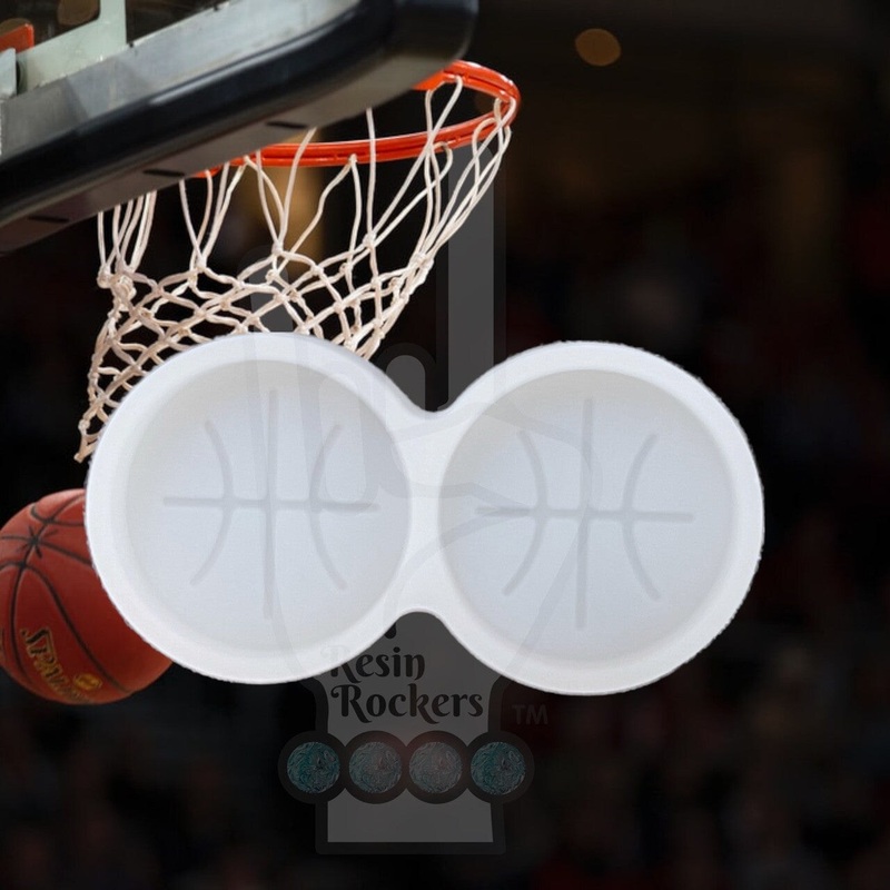 UV Safe Basketball Stud Earring Mold for Epoxy Resin Art