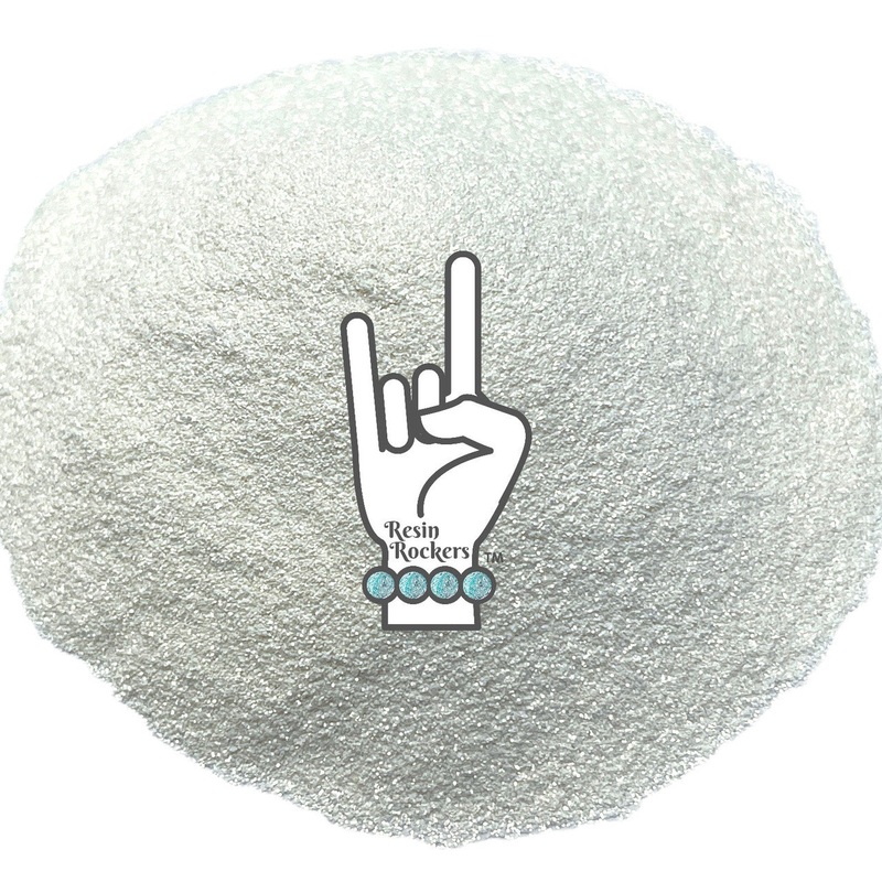 White Tee Pixie for Poxy Microfine Shine Glitter Jewel Series